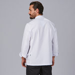 GARY'S veste chef blanche manches longues twill