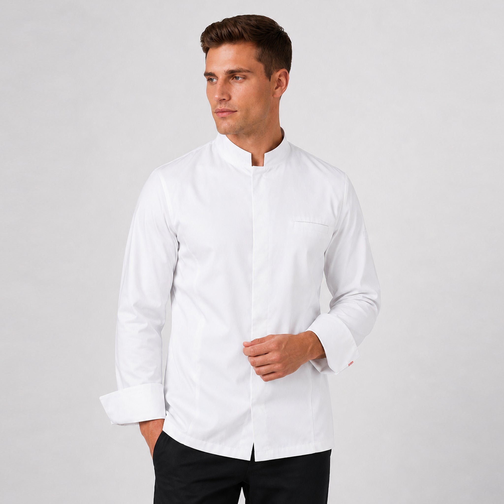 Gary's Agni veste de cuisine unisexe noir