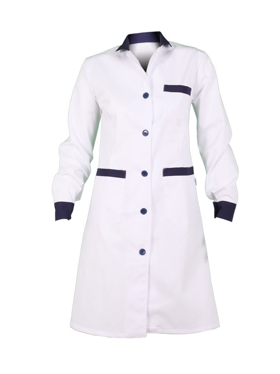 GARY'S blouse travail femme bleu marine M