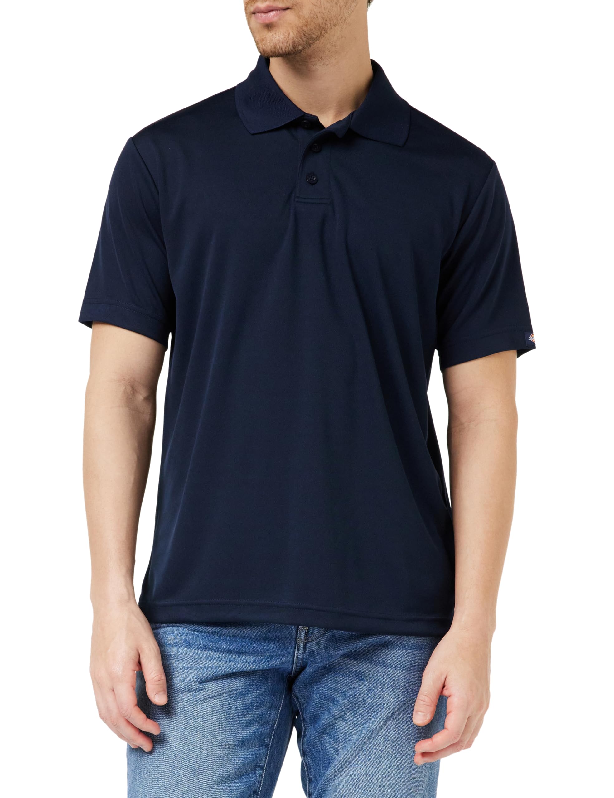 Dickies polo travail homme bleu marine M manches courtes