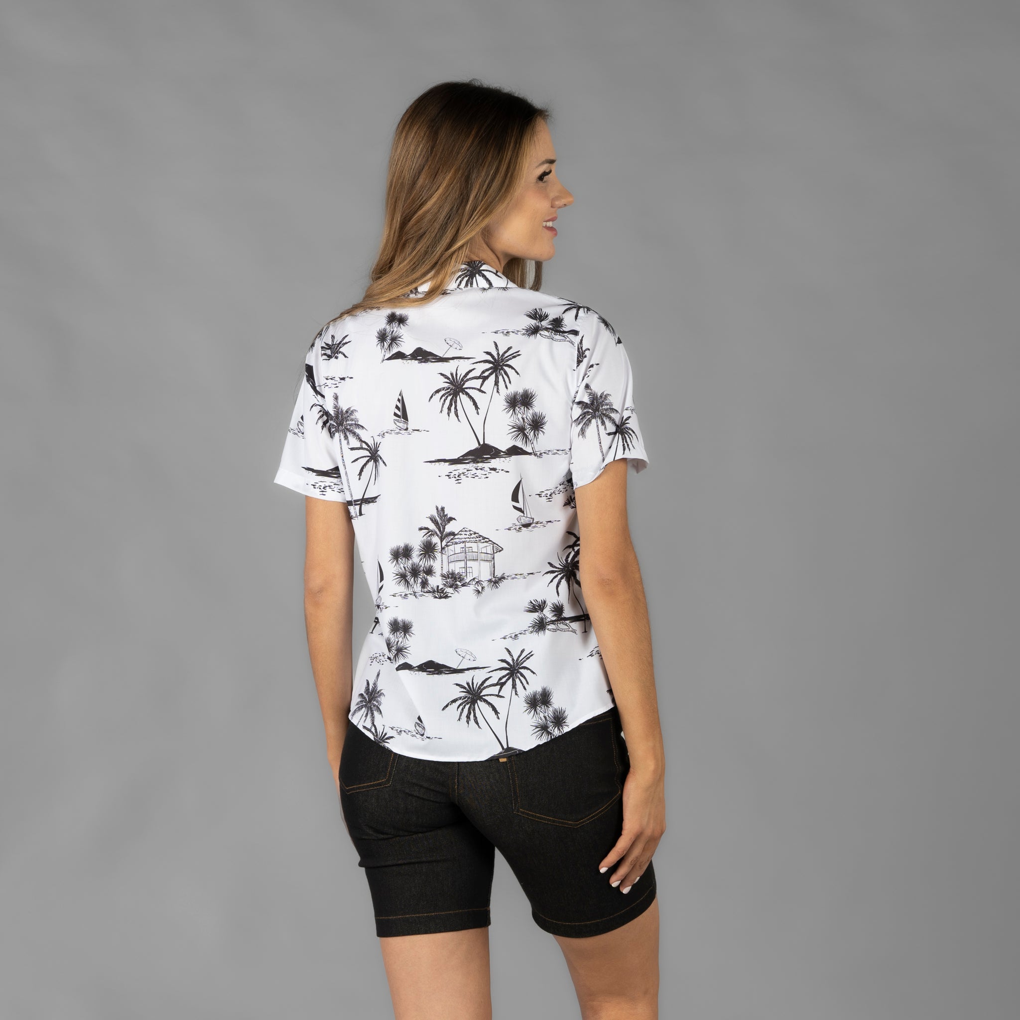 Gary's chemise femme hawaïenne viscose Tucan