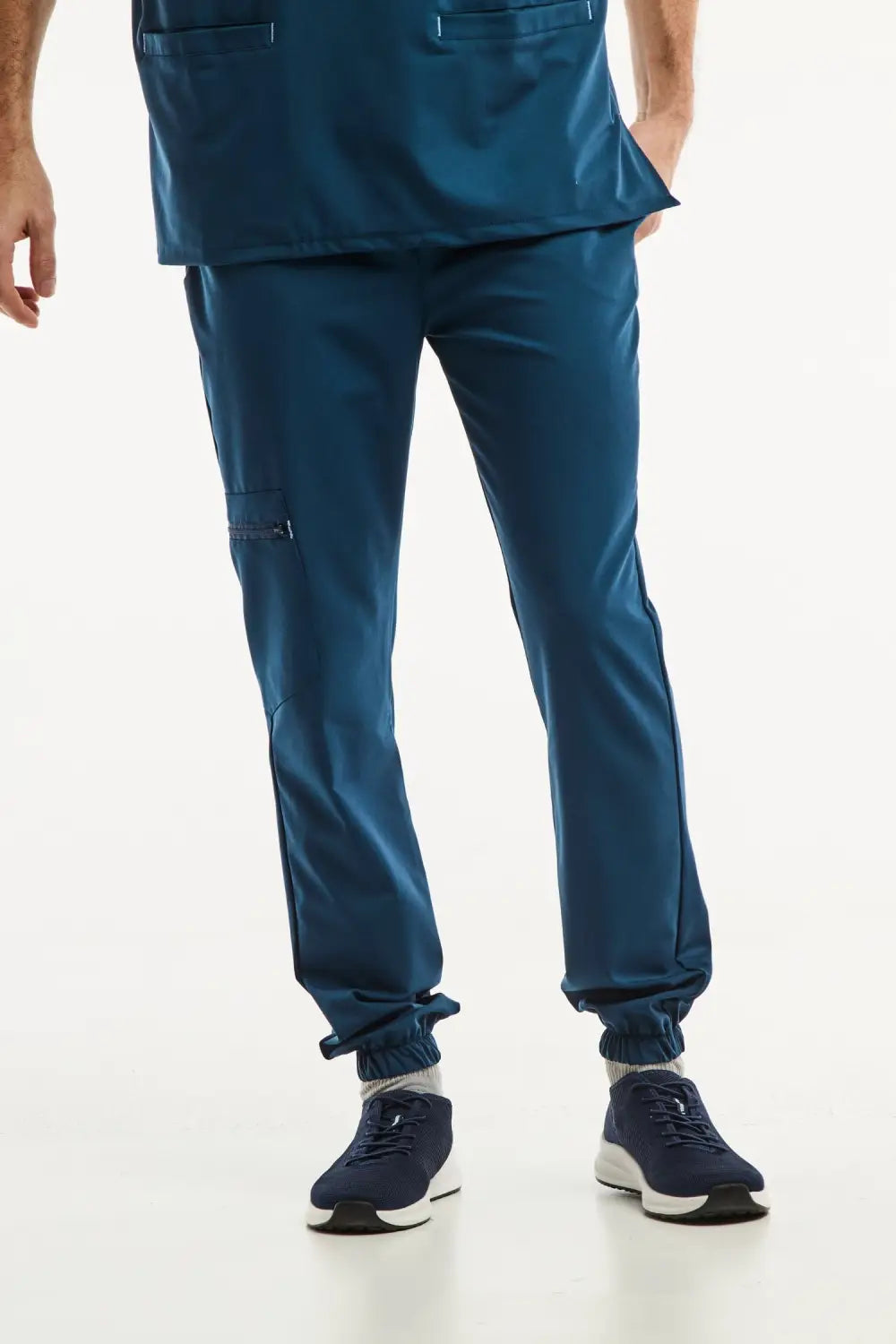 Aelin Slimfit NEW pantalon médical homme bleu turquoise