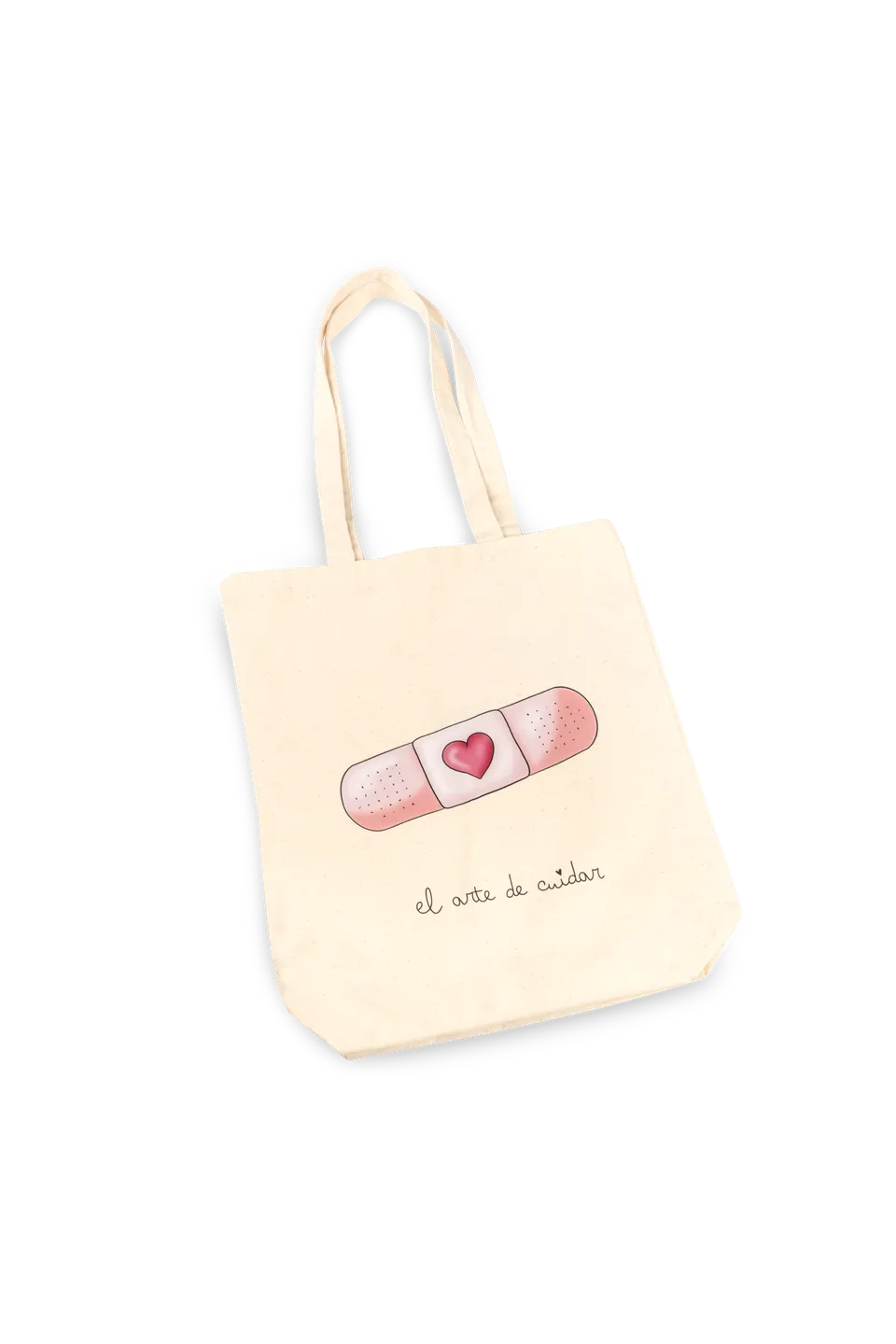 Enfermania Tirita Tote bag coton bio beige 37x42 cm