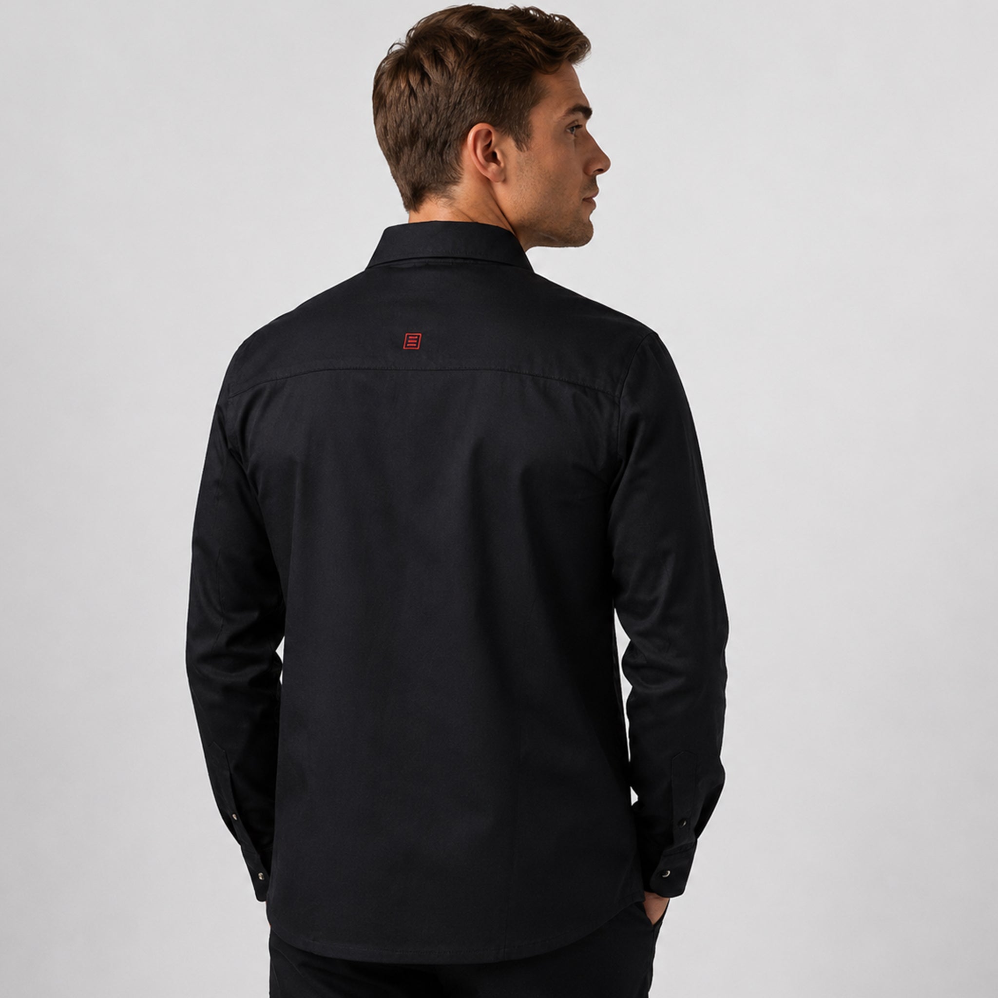 GARY'S Forseti veste de cuisine unisexe Coolmax noir / blanc