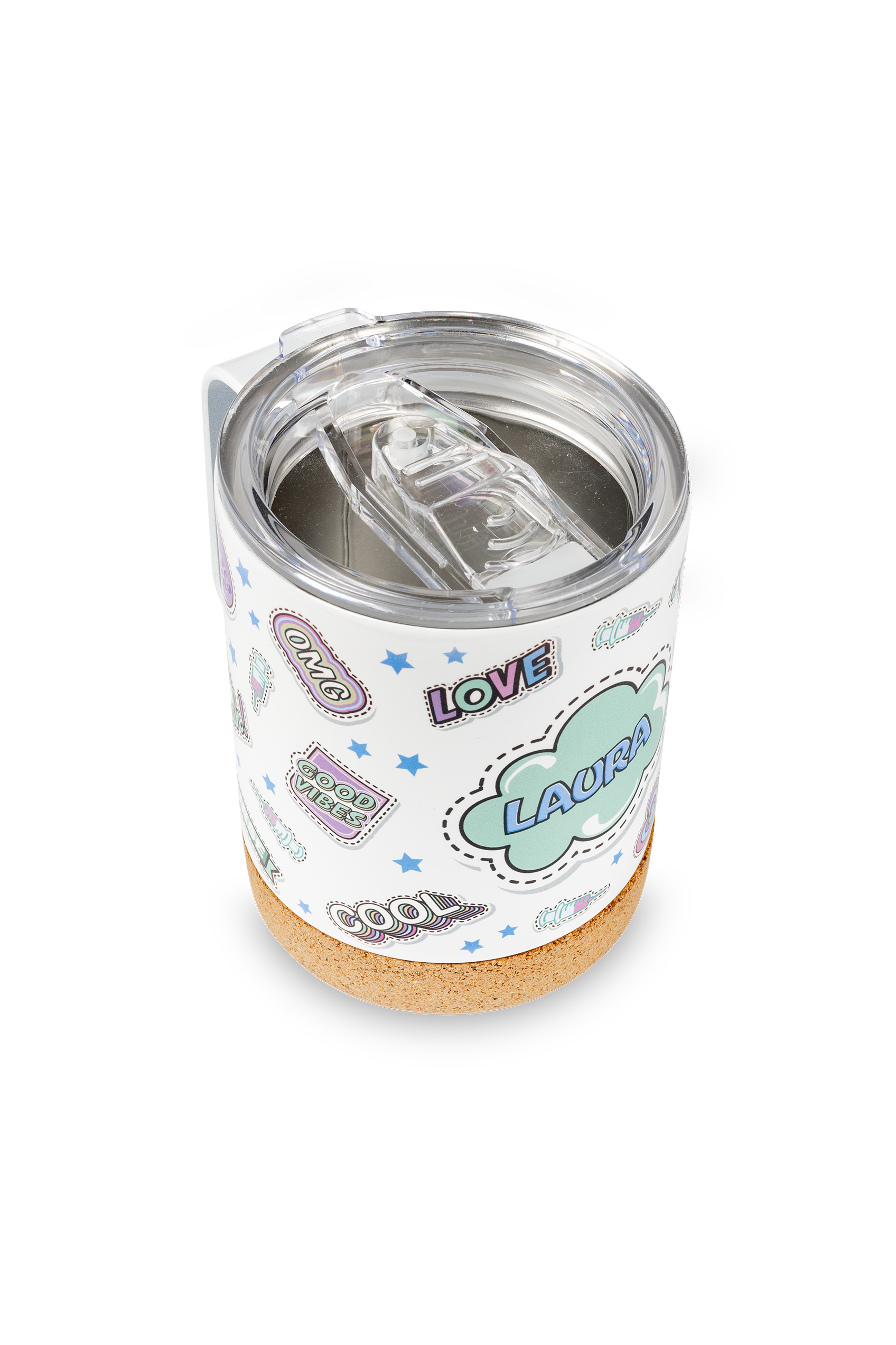 Enfermania Stickers mug thermique inox 330 ml base liège