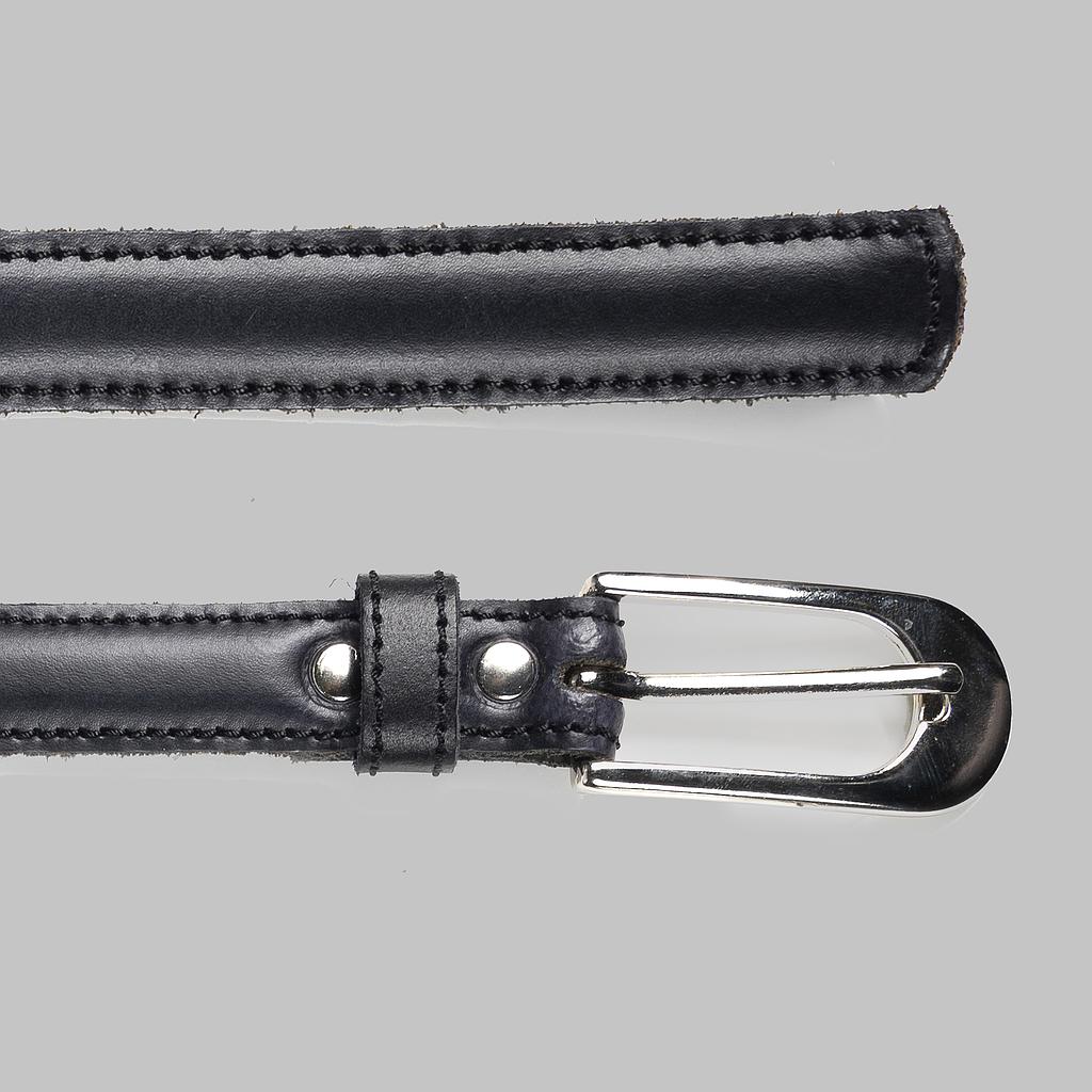 GARY'S Ceinture femme cuir noir 85 uniforme