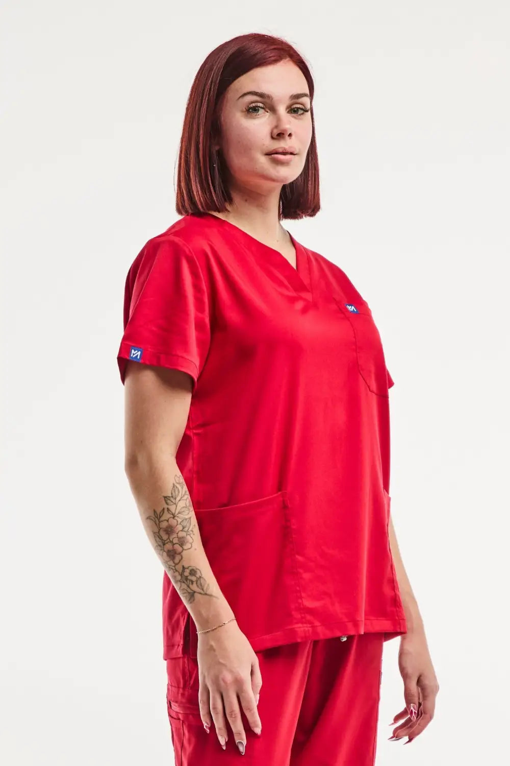 Aelin Emma tunique médicale femme rouge