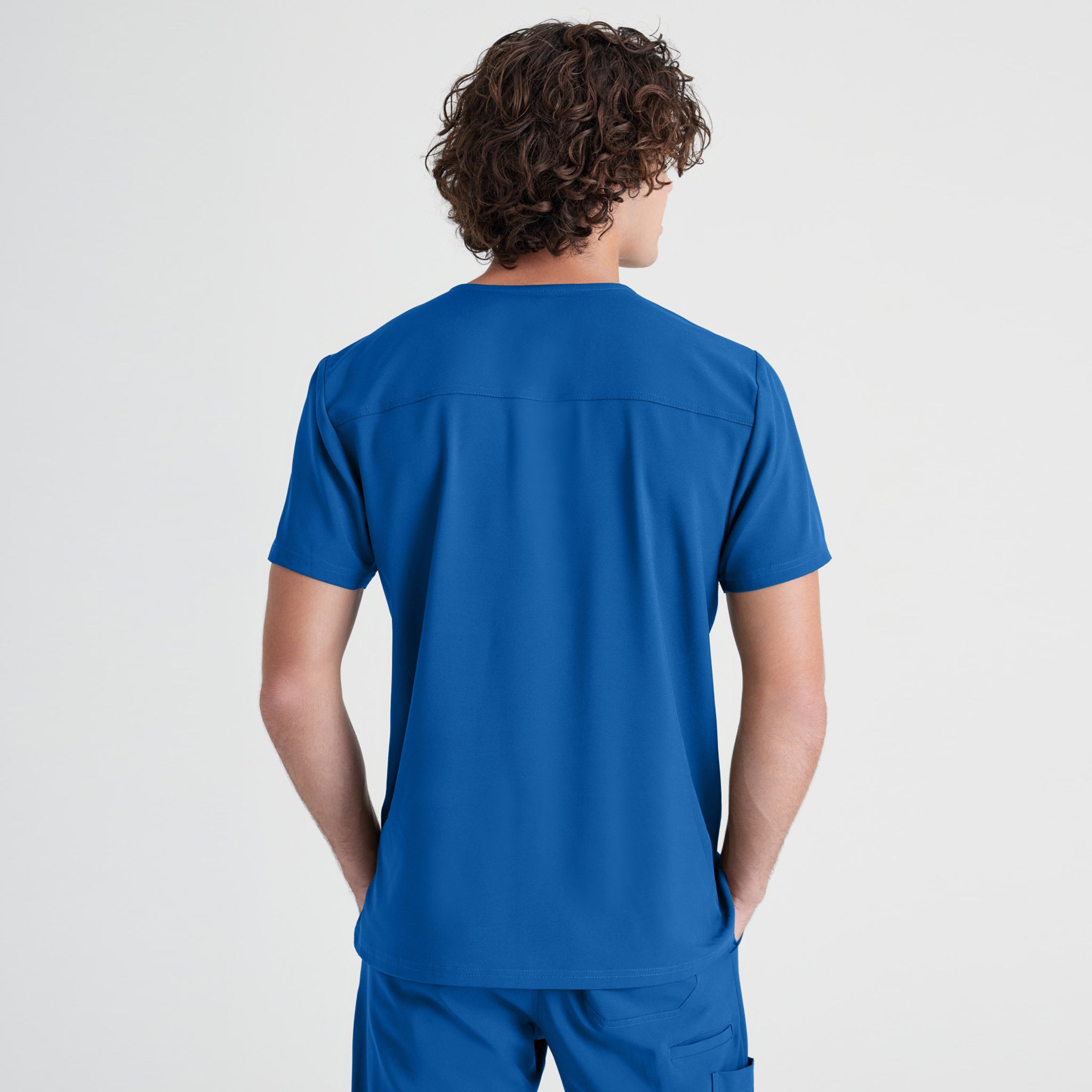 GARY'S Journey Top Barco blouse médicale noire poche poitrine