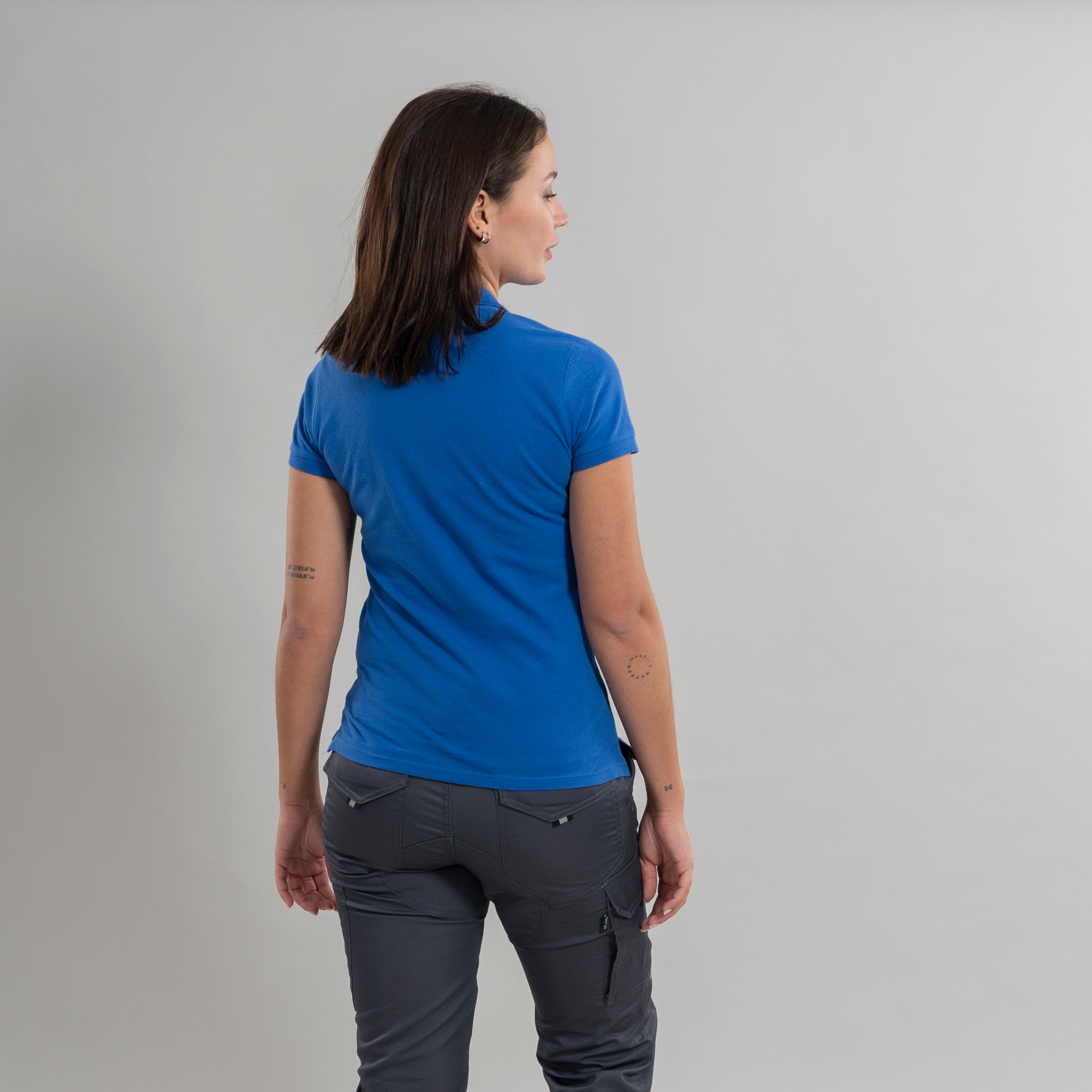 Gary's Olite polo femme noir piqué coton