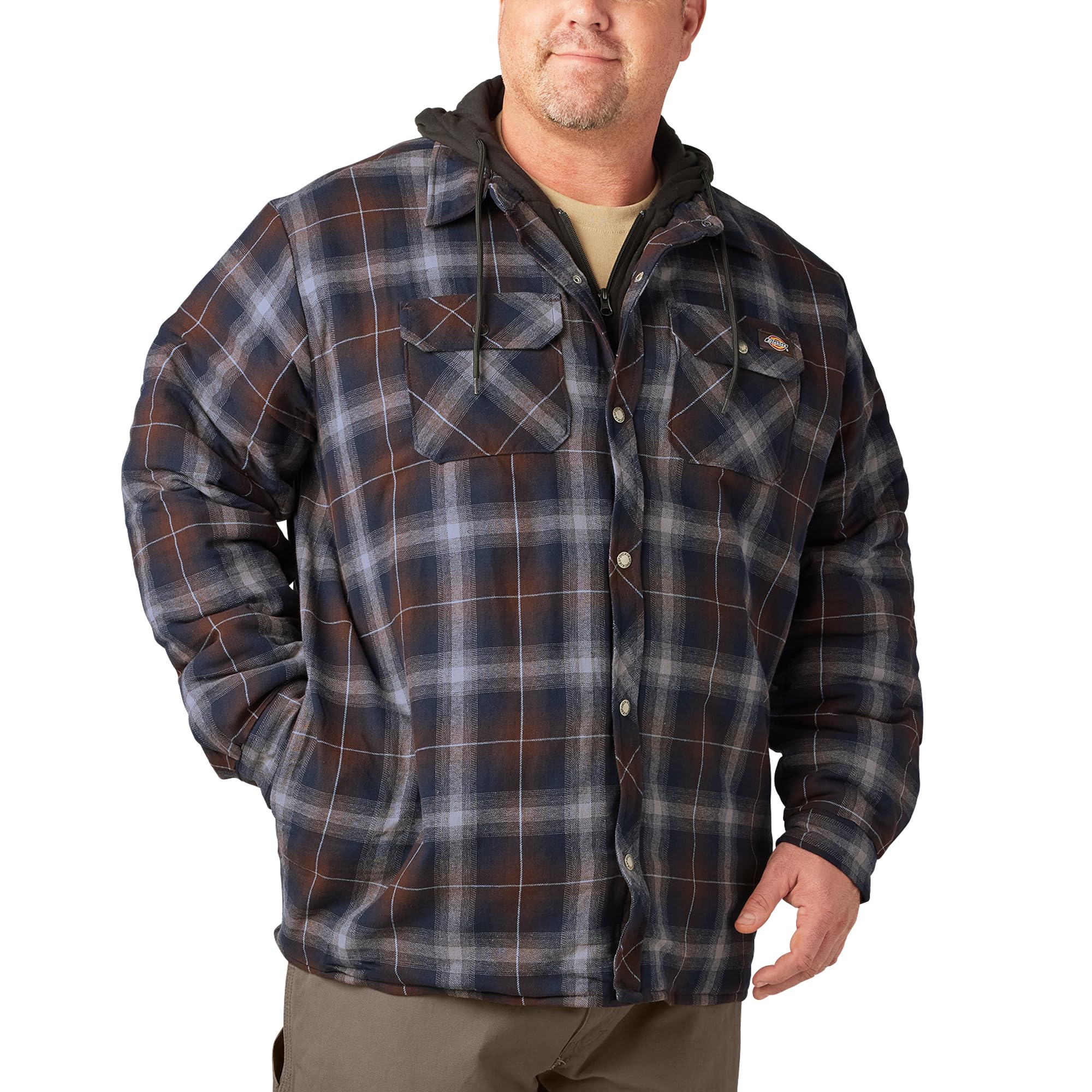 Dickies Vestes Surchemise Flanelle Hydroshield Marron