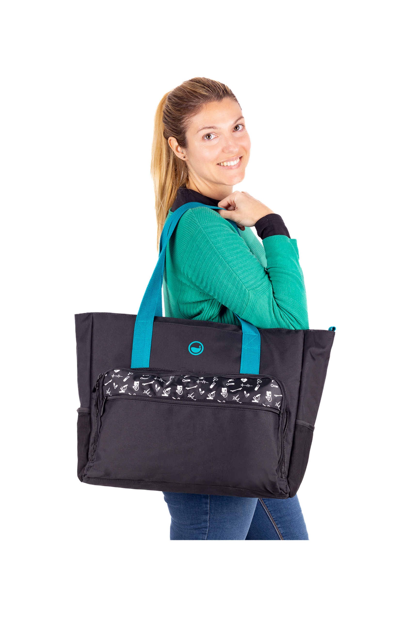 Enfermania Black Collection sac tote technique 20 L