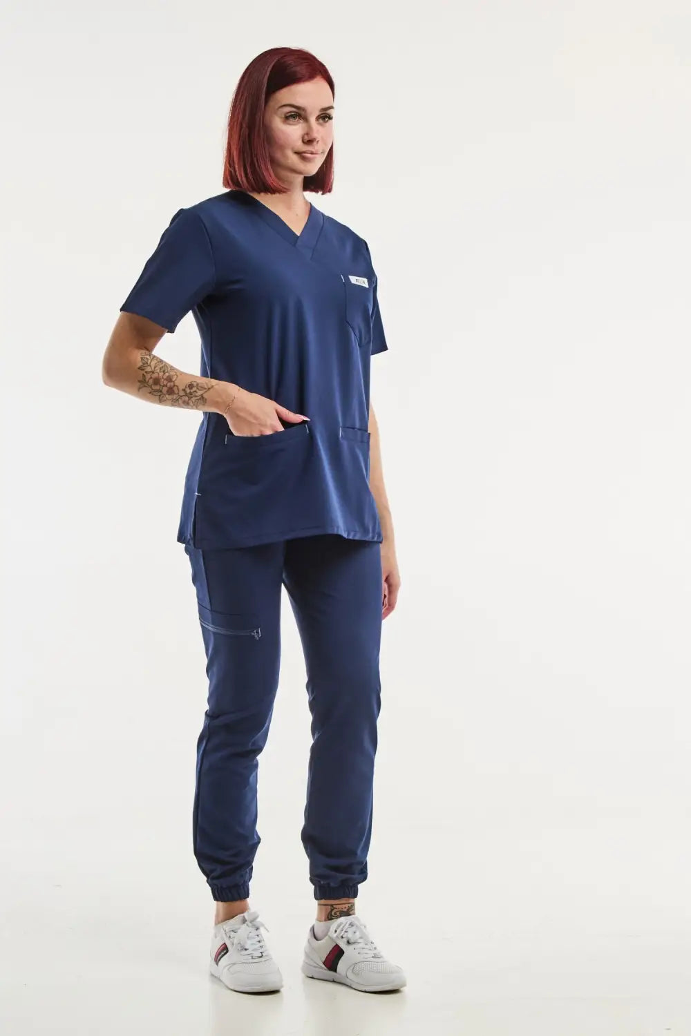 Aelin Slimfit NEW Tenue médicale bleu marine 6 poches