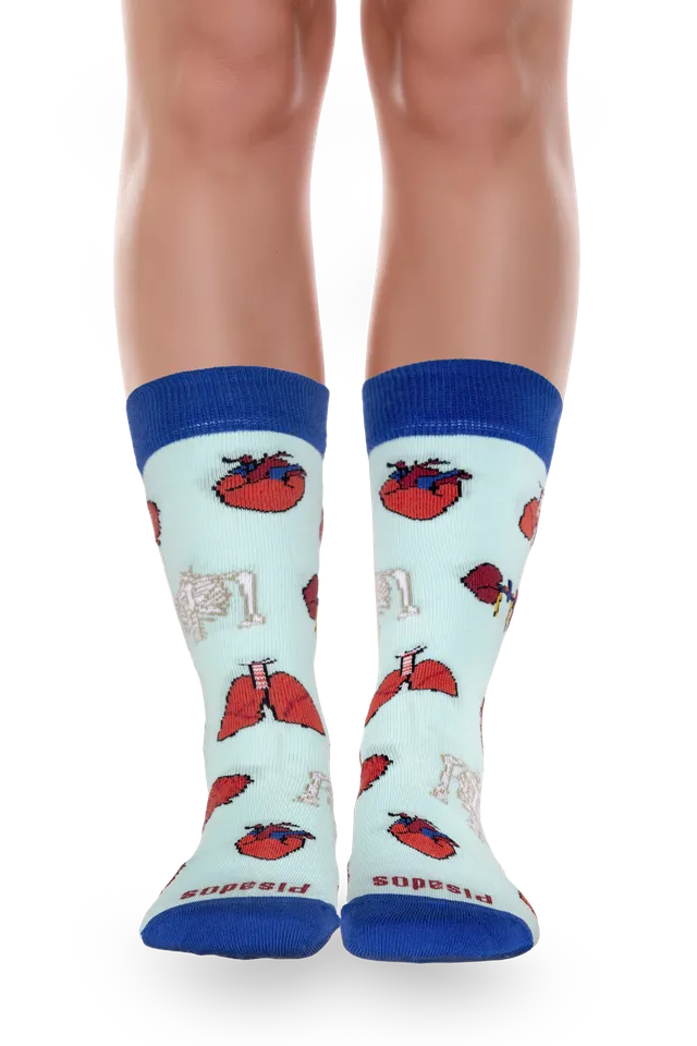 Enfermania Ropa Anatomía chaussettes organes taille 36-46
