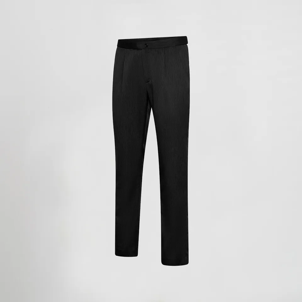 Gary's Pantalon Homme Ceinture Extensible Noir Taille 48