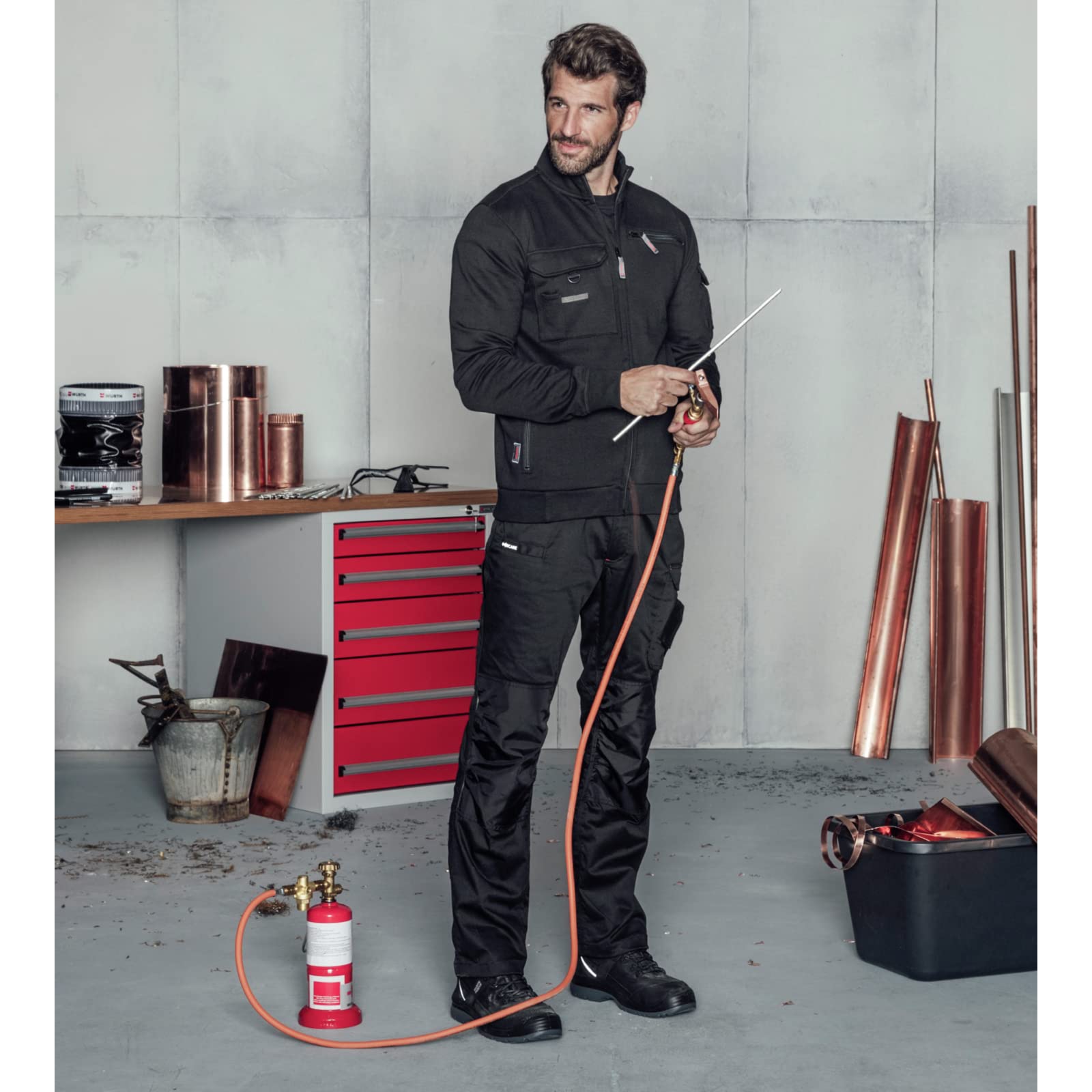 Würth MODYF Star Dynamic sweat zippé noir