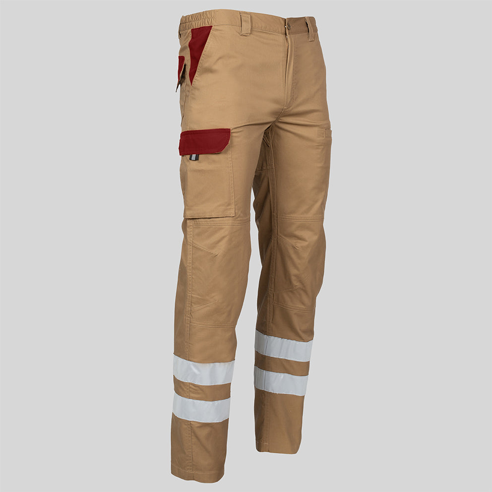 Gary's Pants Arce pantalon unisexe noir/marine bandes