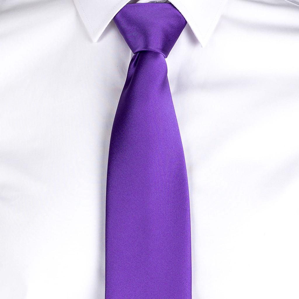 Gary's Add-Ons Tie Knotless cravate satin noir TU