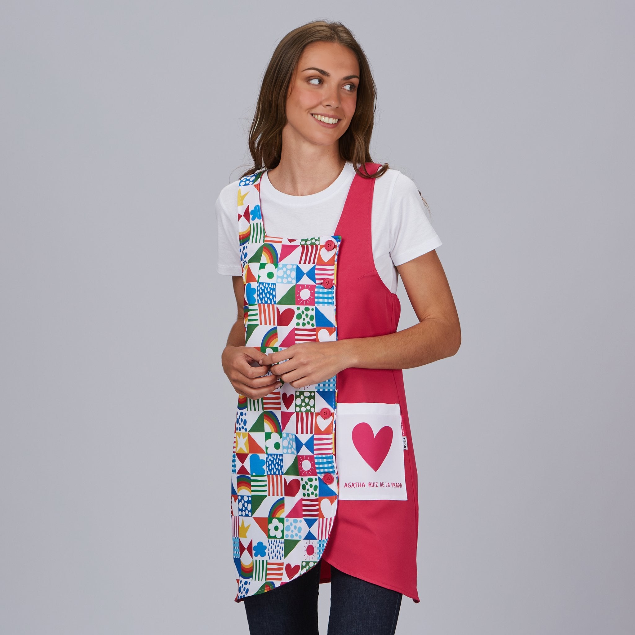 GARY'S Estaciones Ágatha blouse fuchsia XS imprimé