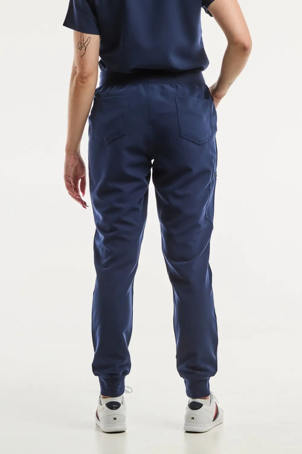 Aelin Paris pantalon médical femme bleu marine stretch 4 poches