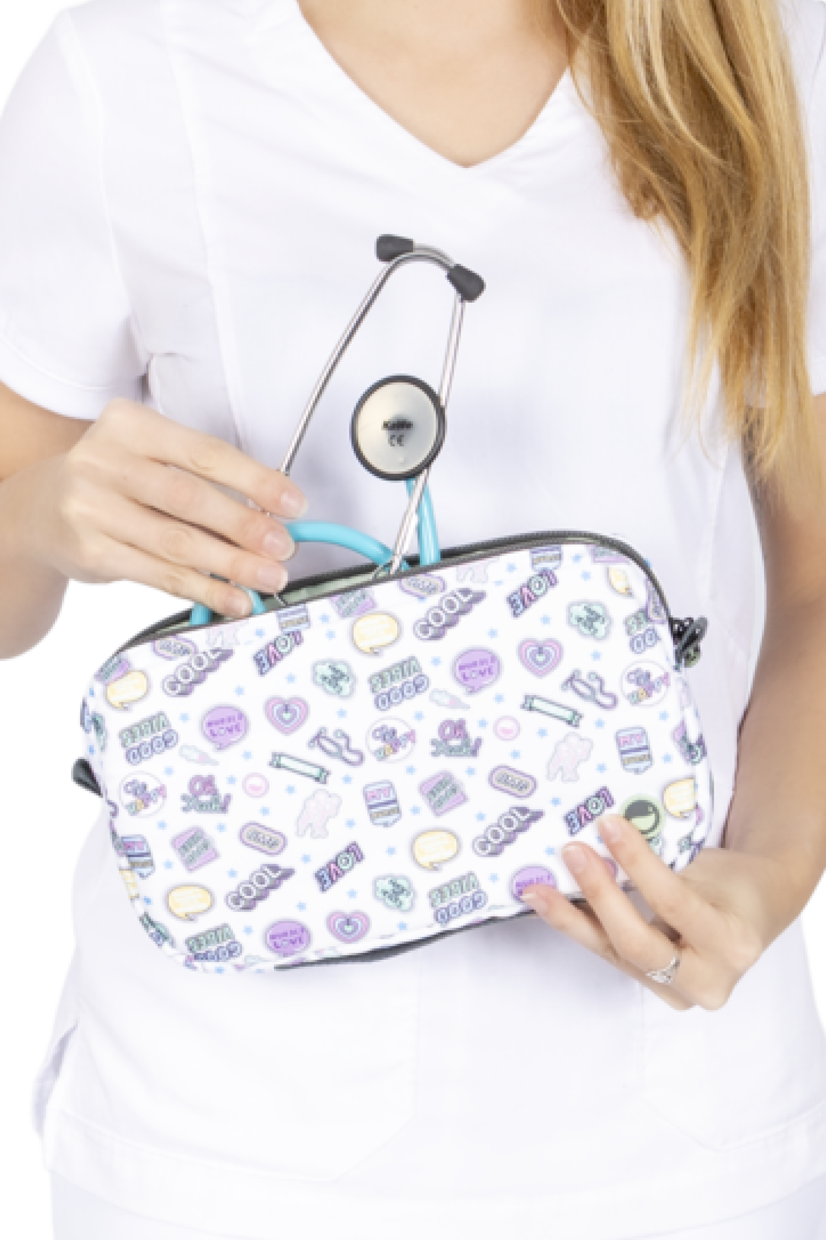 Enfermania Stickers Collection housse stéthoscope polyester 26 cm