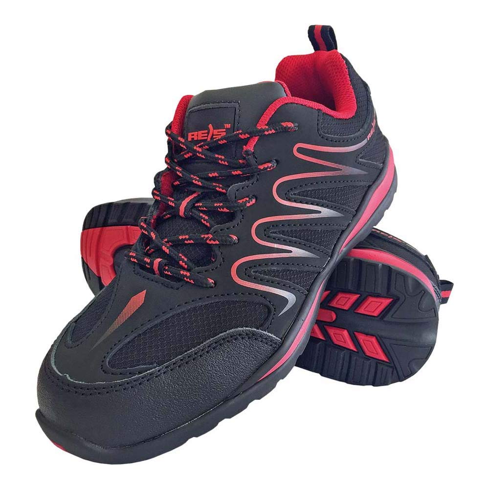 Reis Ecudaor chaussure travail noir rouge 41