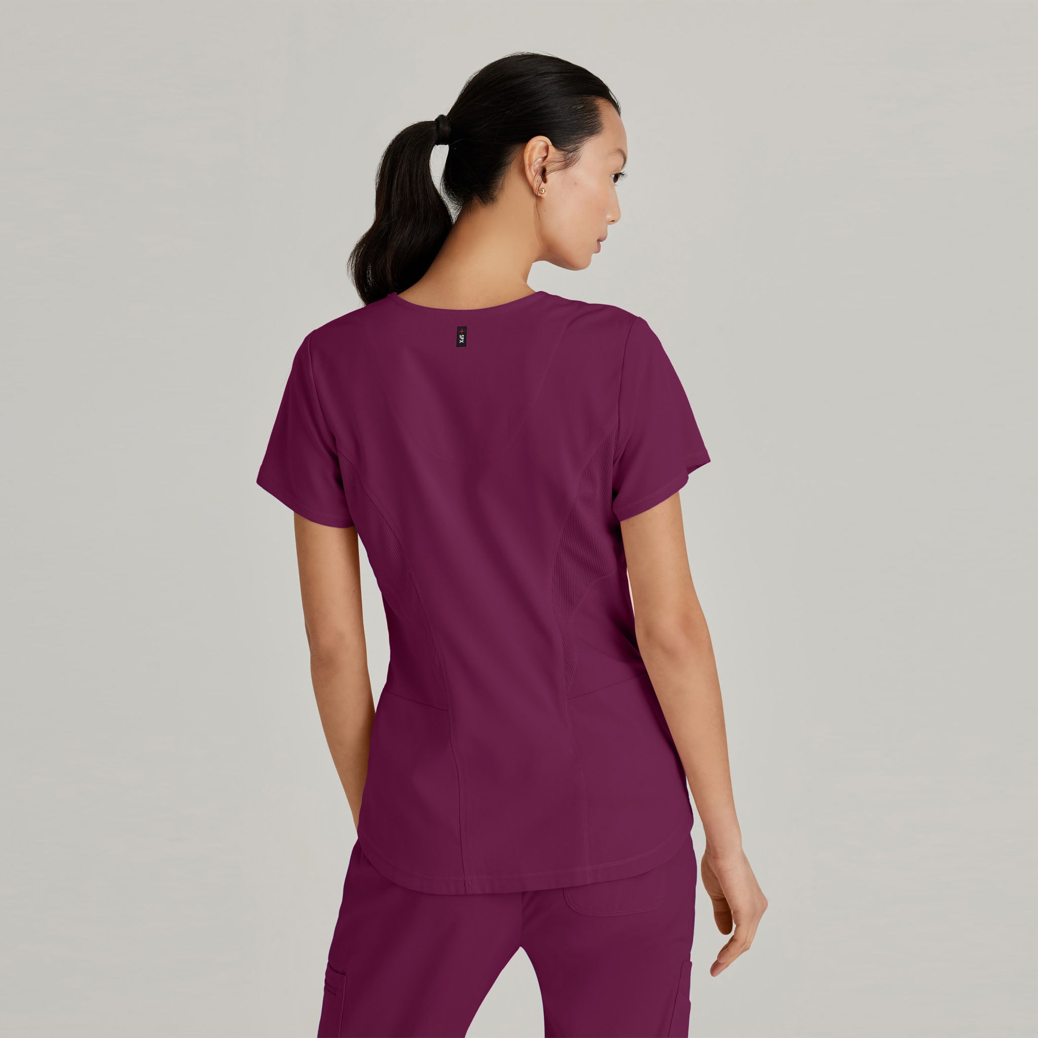 Barco Carly Top blouse médicale blanc col sport