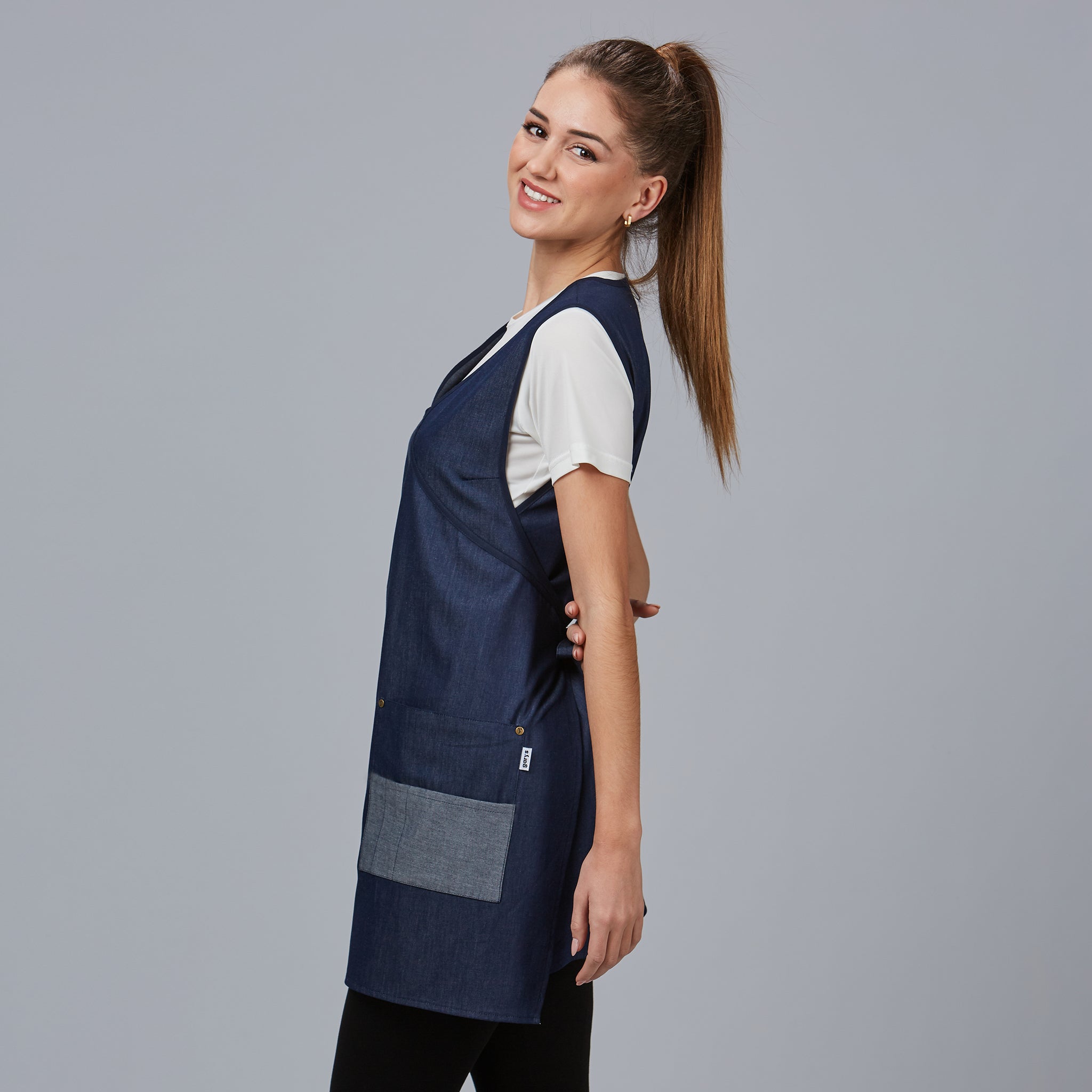 Gary's Chasubles Tablier Narciso Saphir TU Denim 5 Poches