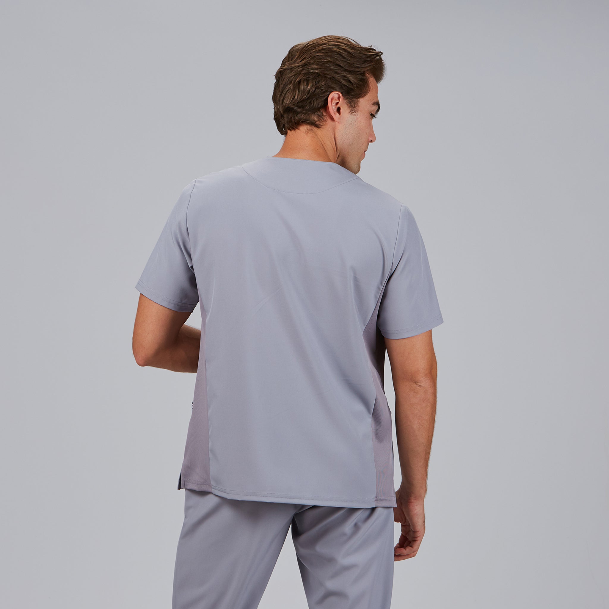 Gary's Joan blouse médicale noire col carré zip taille M