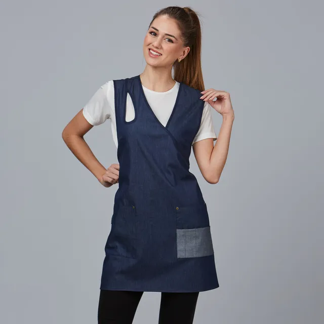 Gary's Chasubles Tablier Narciso Saphir TU Denim 5 Poches