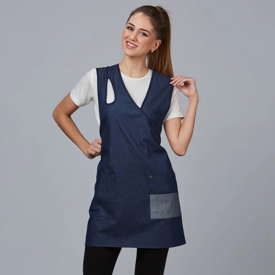 Gary's Chasubles Tablier Narciso Saphir TU Denim 5 Poches