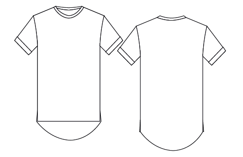 Gary's Roble t-shirt homme noir slim manches courtes