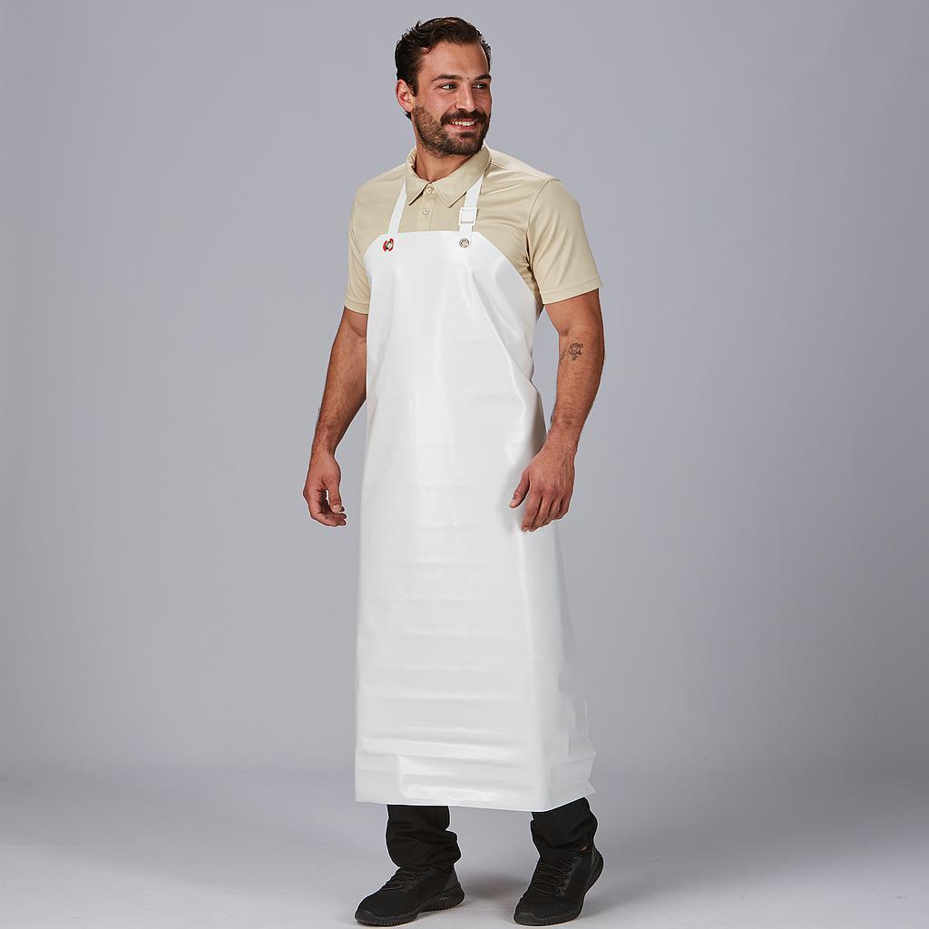GARY'S Aprons Aure tablier cuisine blanc 115x90 cm vinyle