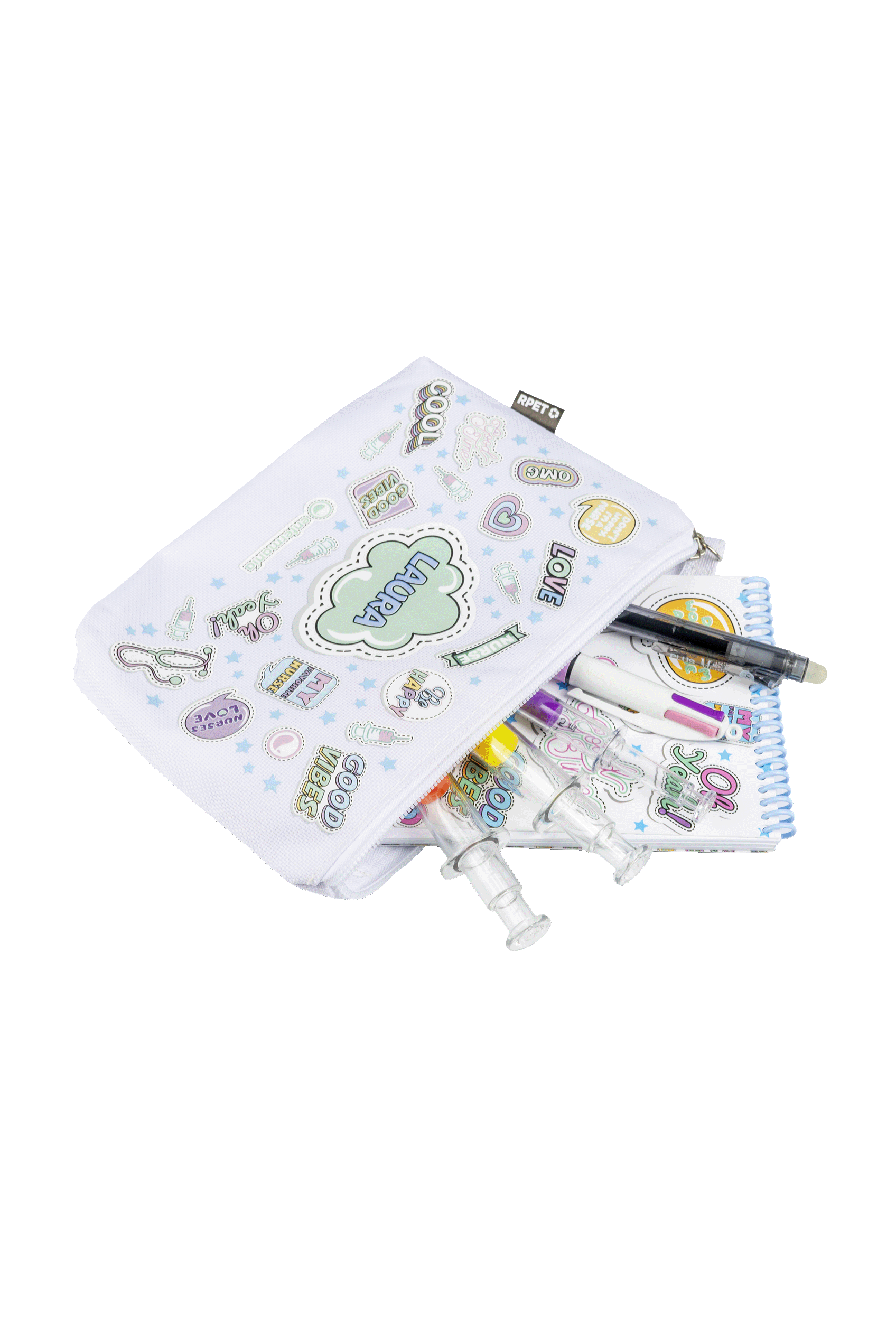 Enfermania Stickers Collection trousse personnalisable RPET
