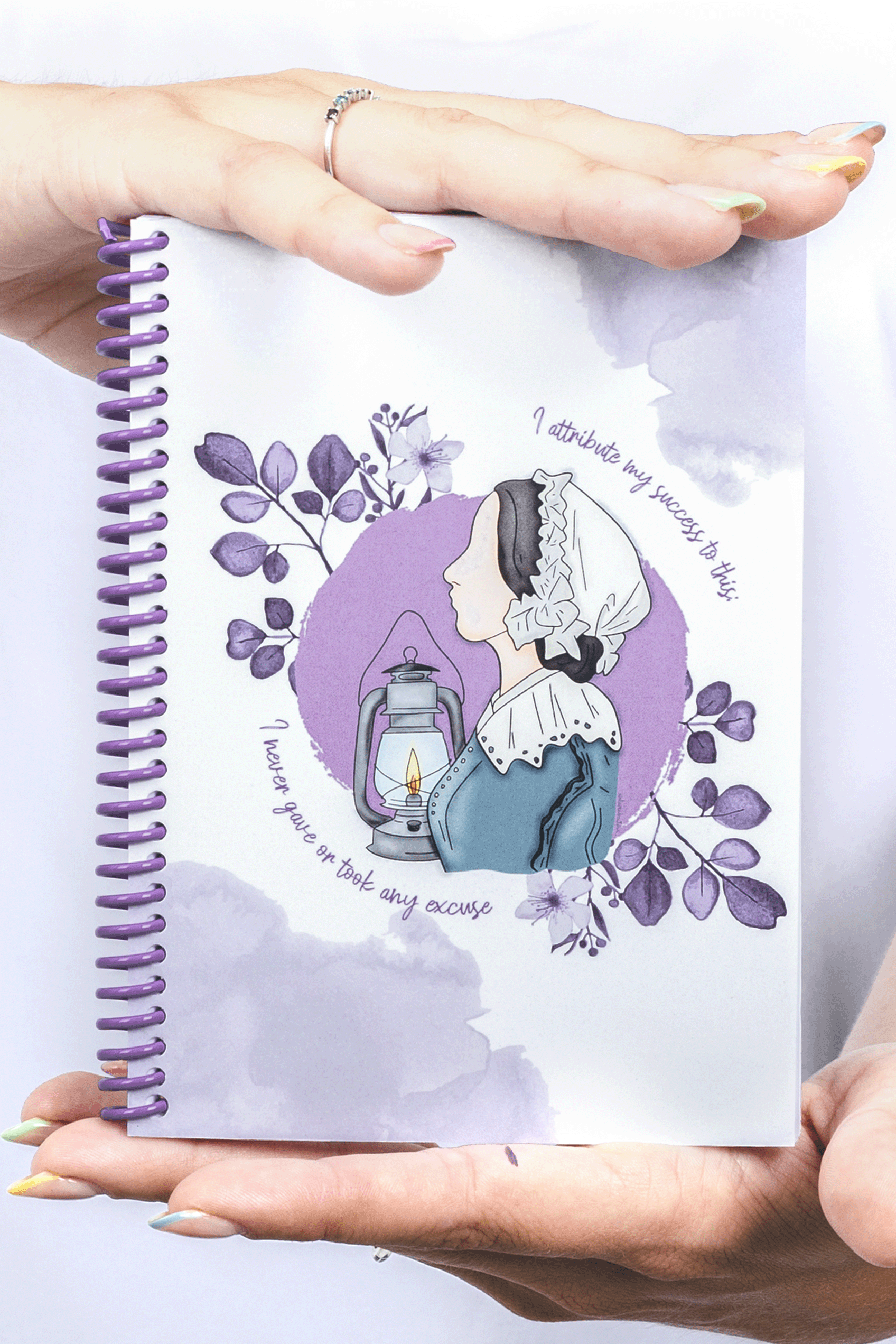 Enfermania Nightingale carnet A6 infirmière 50 pages