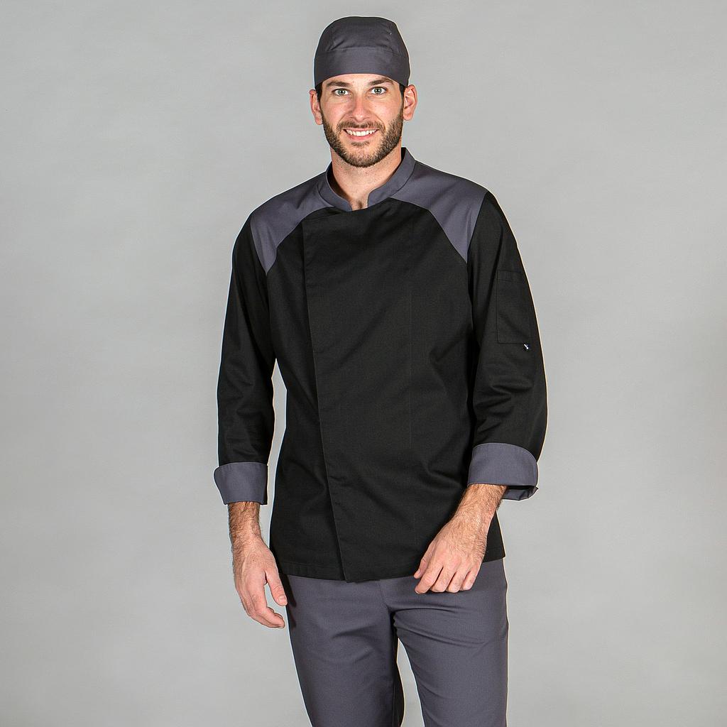 Gary's Velasco Veste cuisine unisexe turquoise croisée Aerosilver