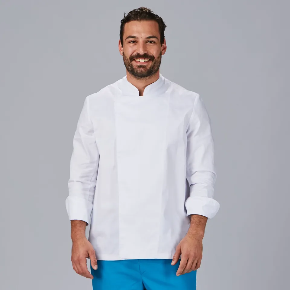 GARY'S Vidal veste cuisine homme noire manches longues