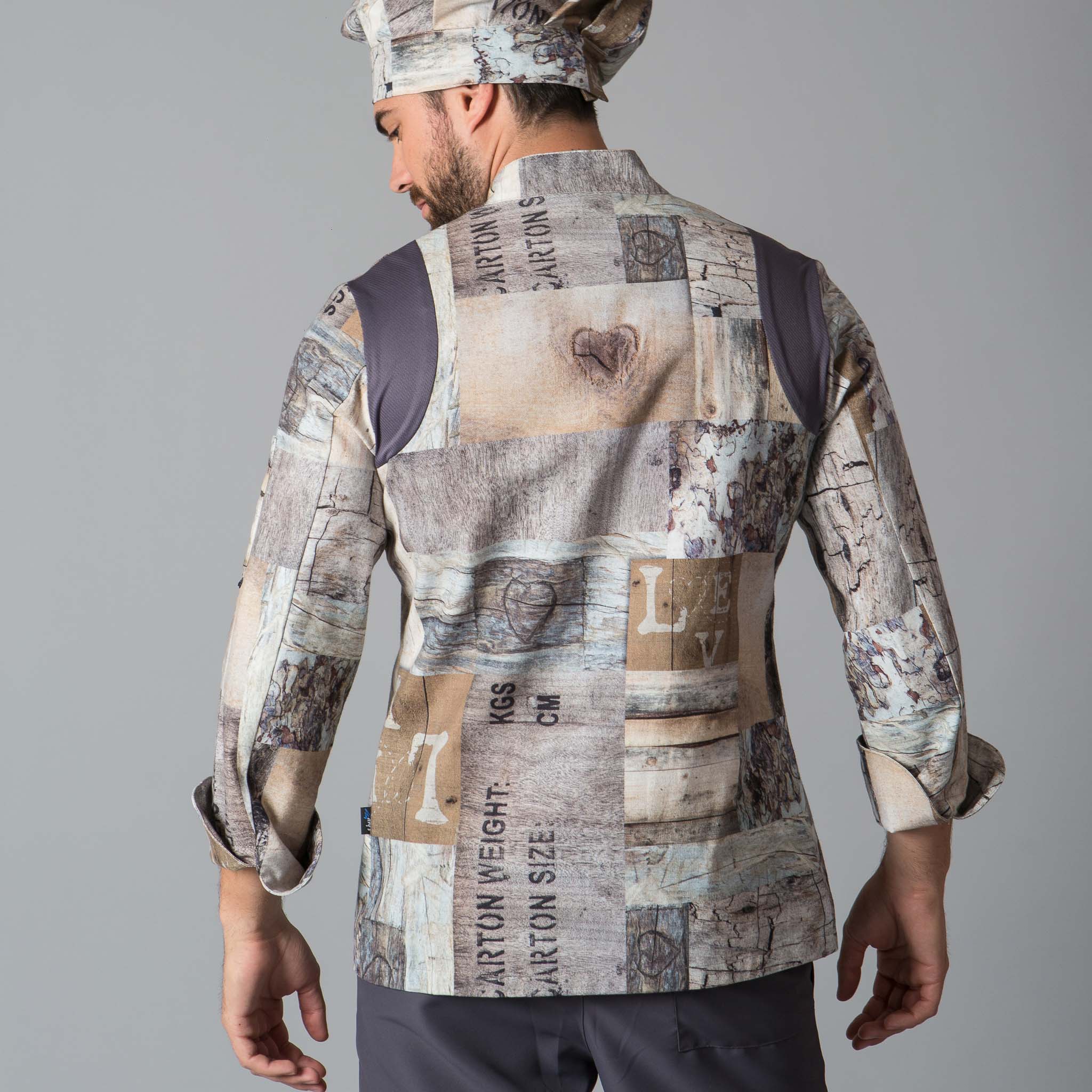 Gary's Maderas veste cuisine unisexe coton