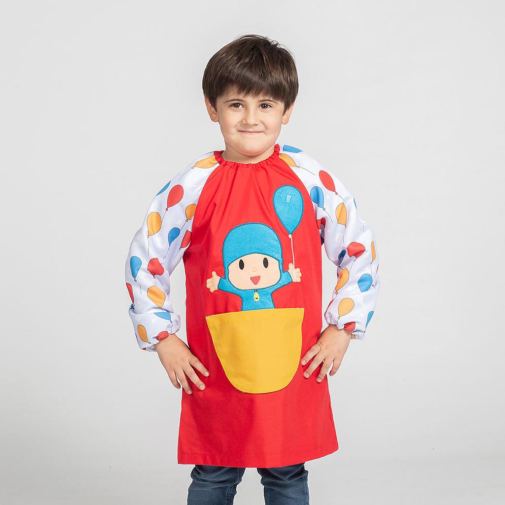 Gary's Children blouse Pocoyo ballons rouge manches longues