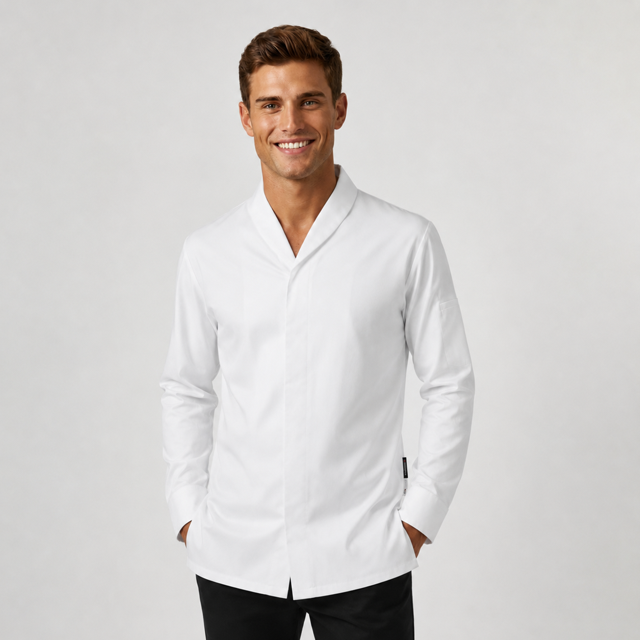 Gary's Vali Veste Cuisine Homme Blanc T400