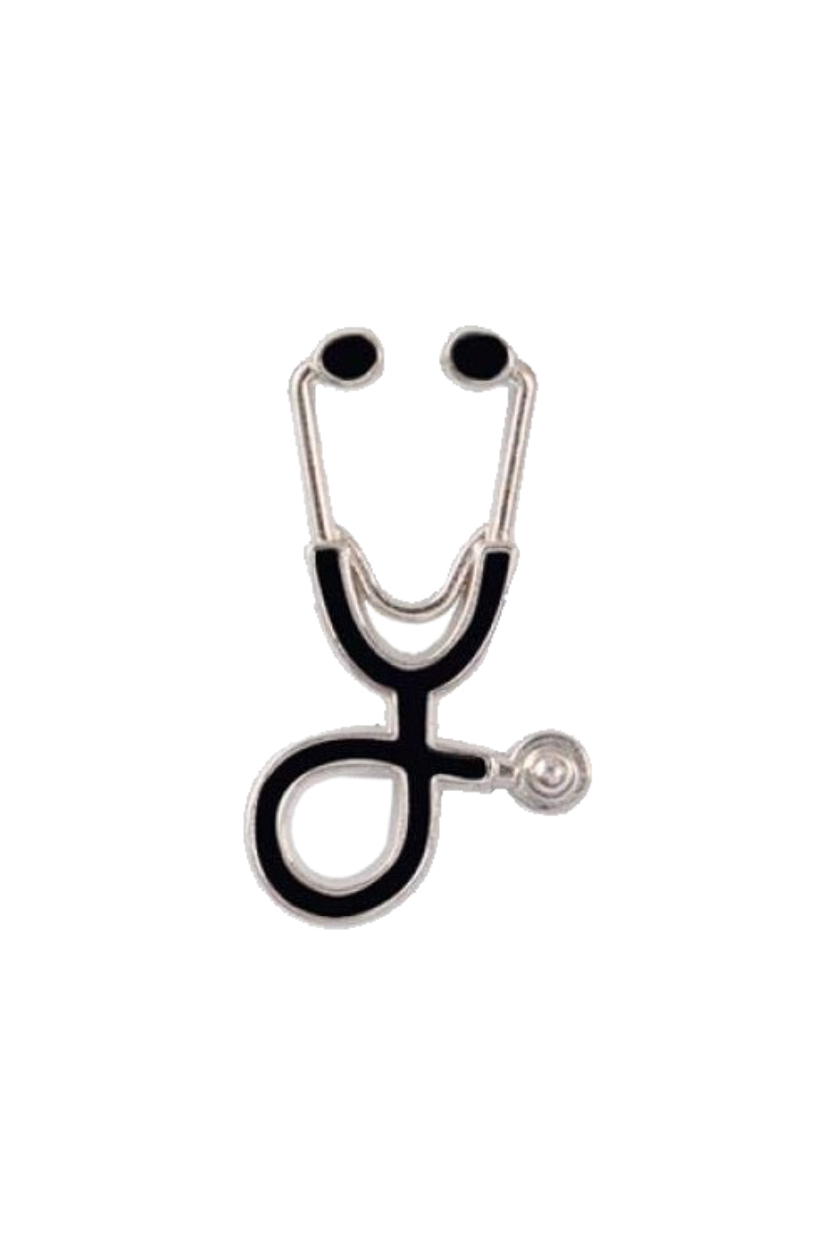Enfermania pin stéthoscope bordeaux 25x10 mm