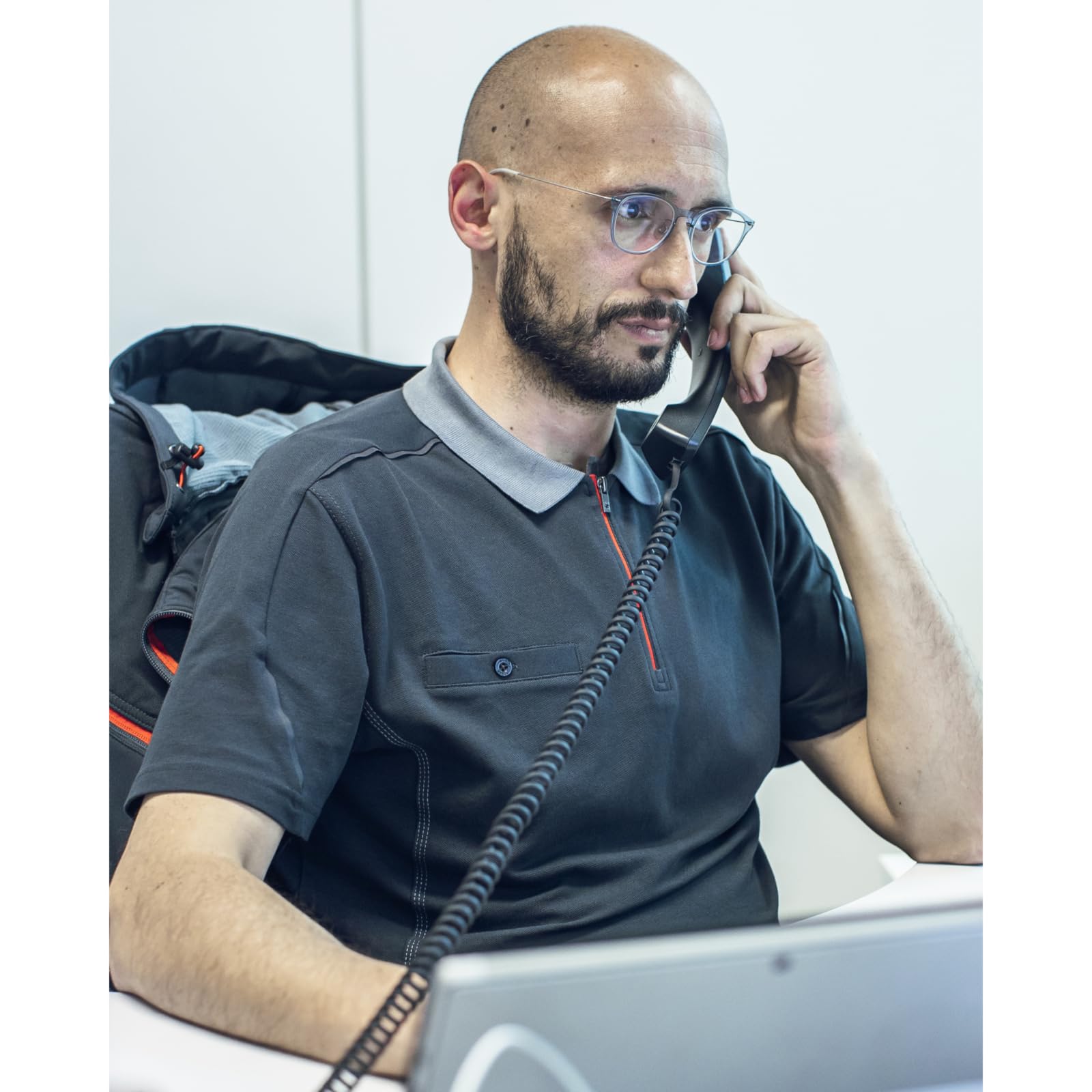 Würth MODYF Stretch X polo anthracite coton