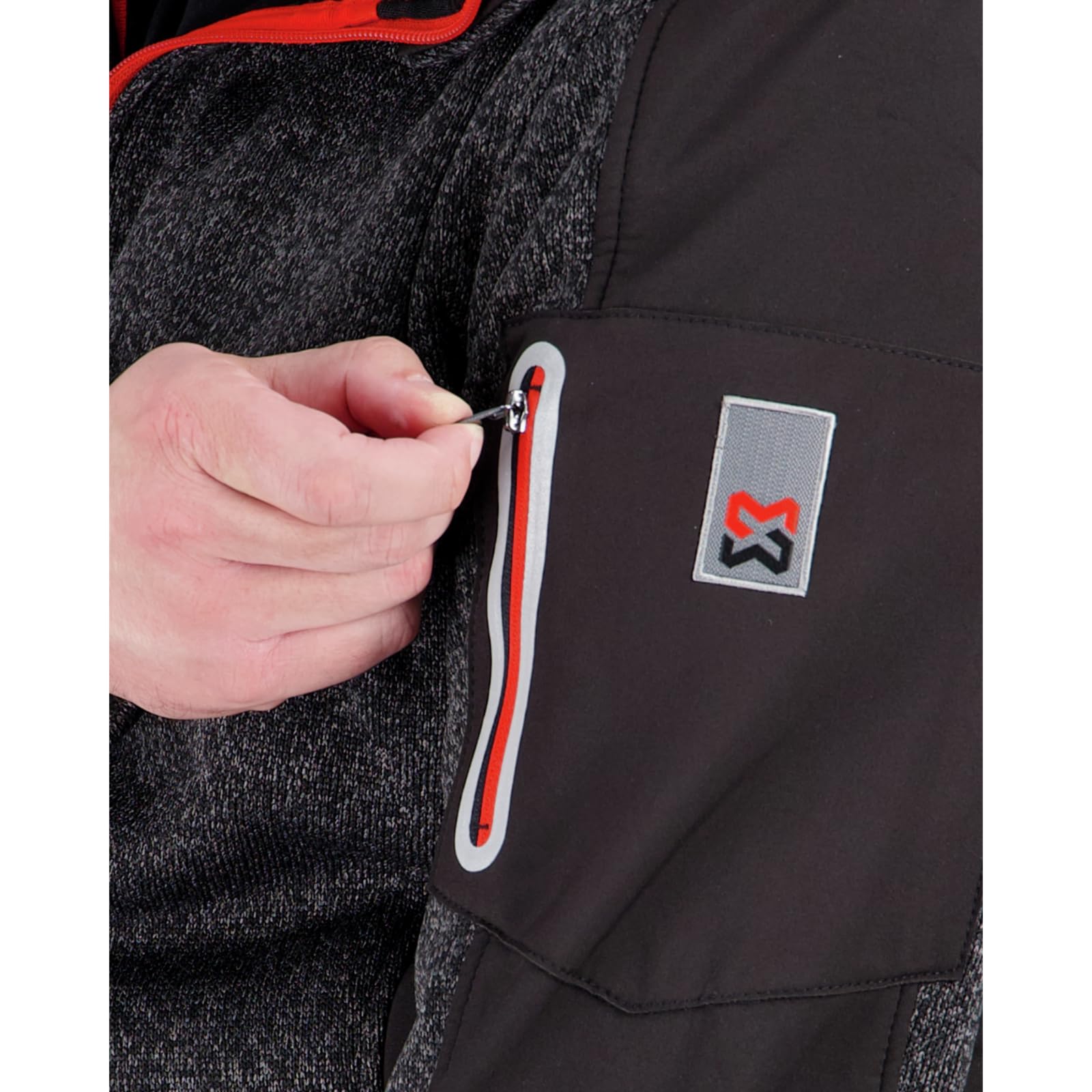 Würth MODYF Star Hydra Softshell Gris Foncé coupe-vent