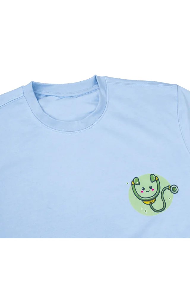 Enfermania Ropa sweat infirmiere bleu felpa unisexe kawaii