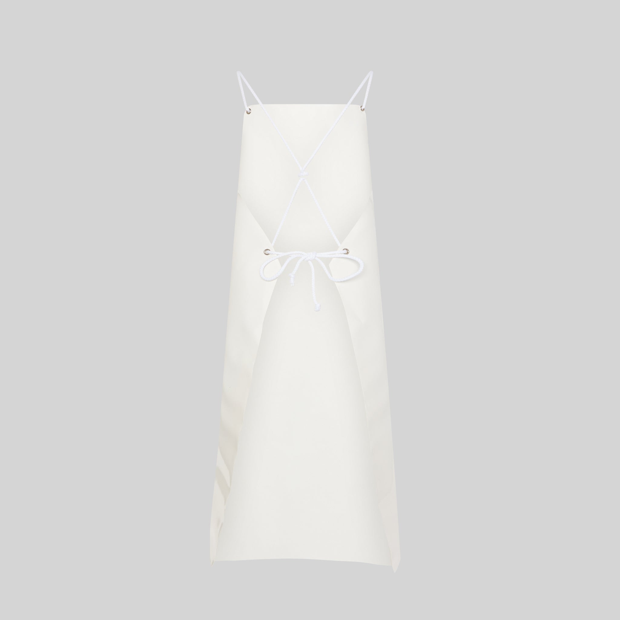 GARY'S tablier PVC rigide blanc 110x85 cm