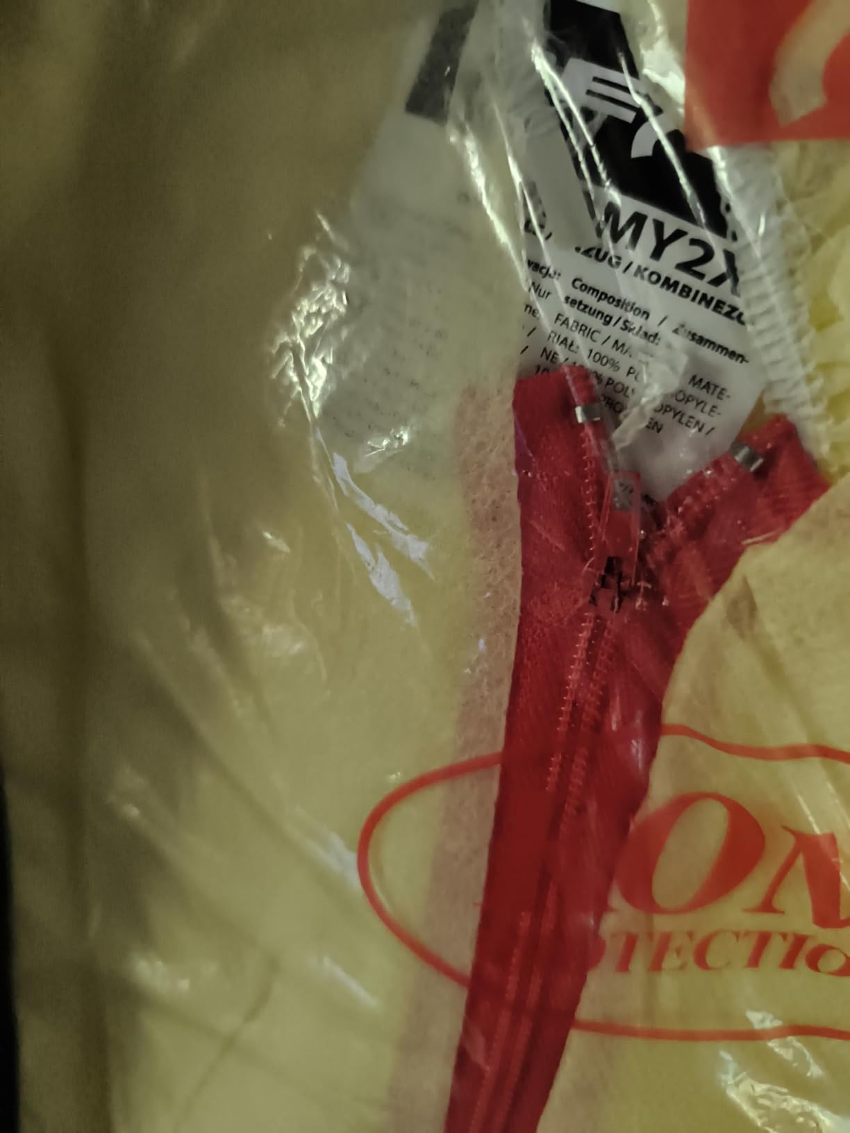 Reis KOMY XXL combinaison jetable jaune taille XXL