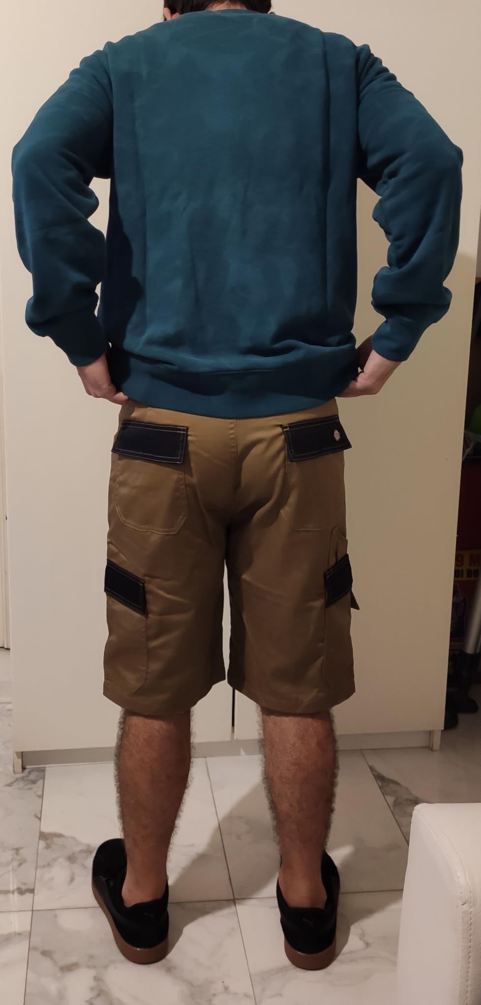 Dickies Short de travail noir cargo taille 34W