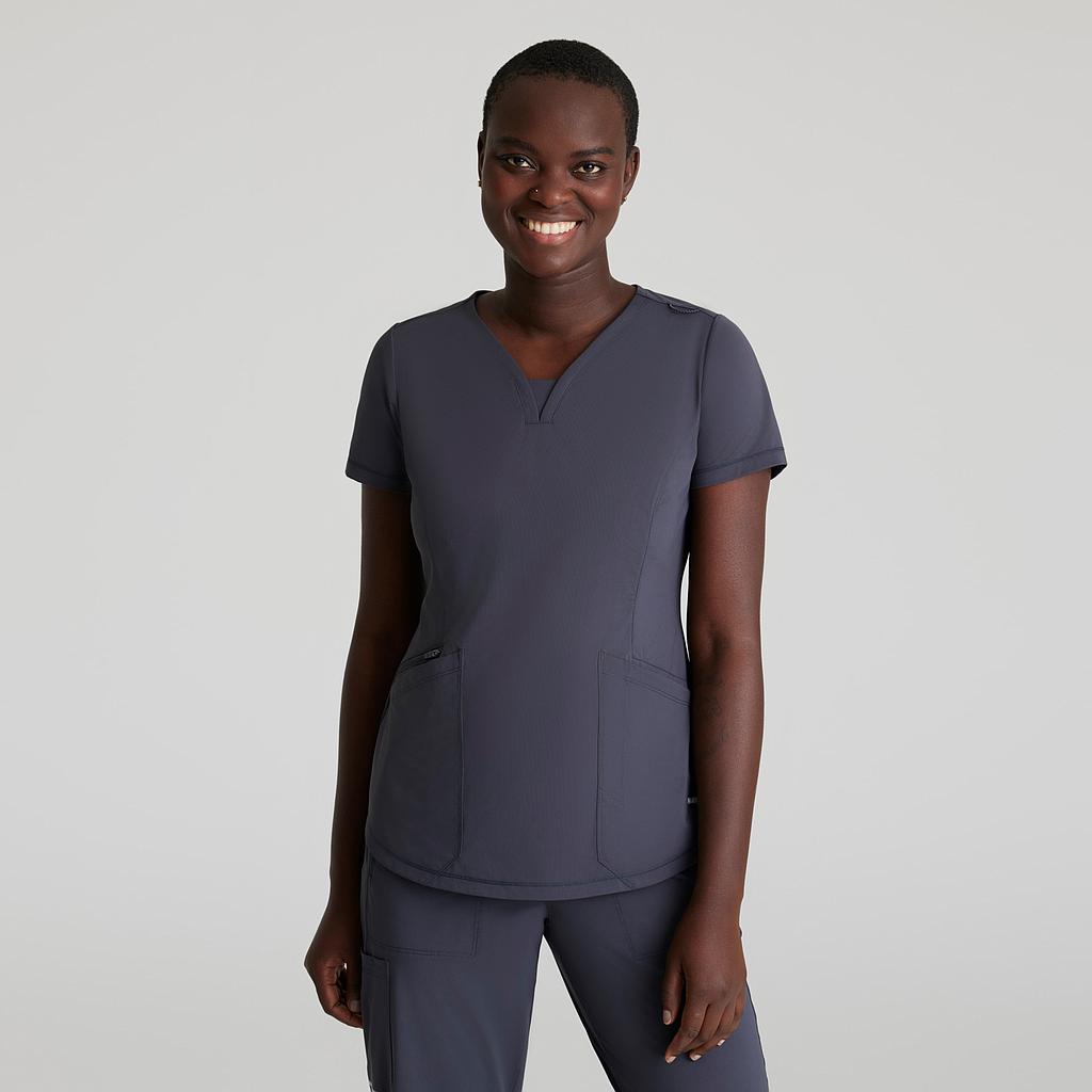 Gary's Serene Top blouse médicale noir stretch