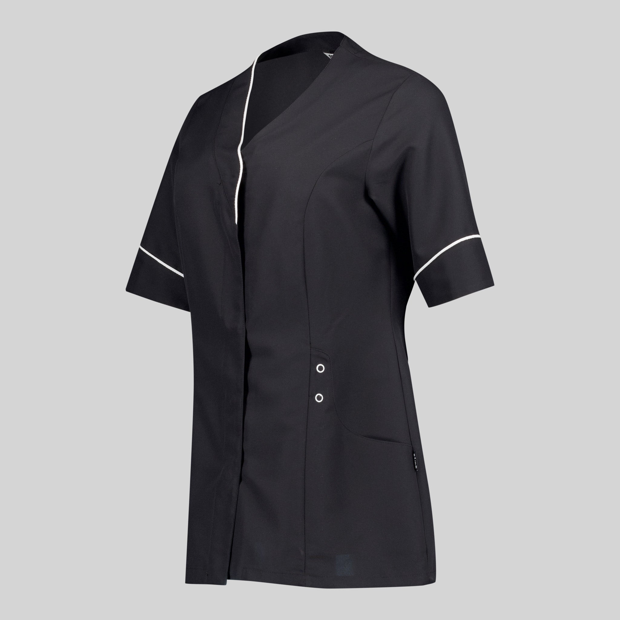 GARY'S Blouses Cinta blouse de travail femme noire microfibre