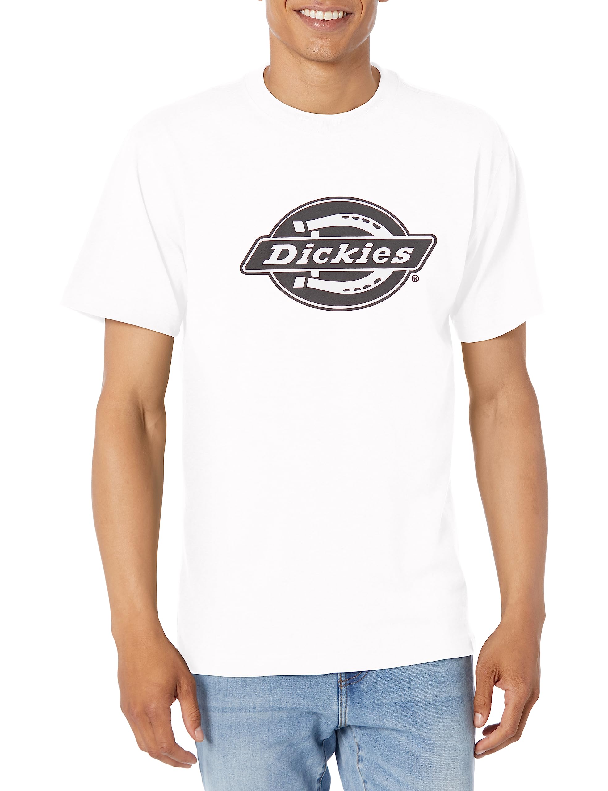 Dickies T-shirt homme manches courtes logo noir L lourd