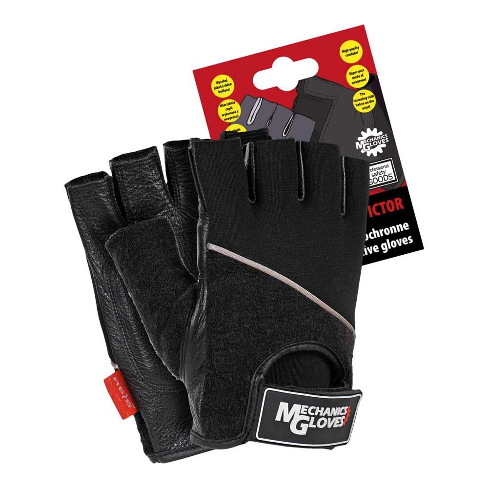 Reis RMC-Pictor gants travail noir/gris XL lot 12 cuir